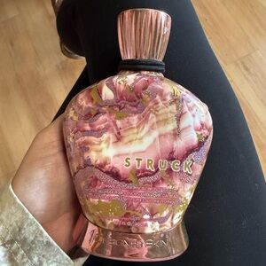 Suncare - Pink and Gold Marble Design